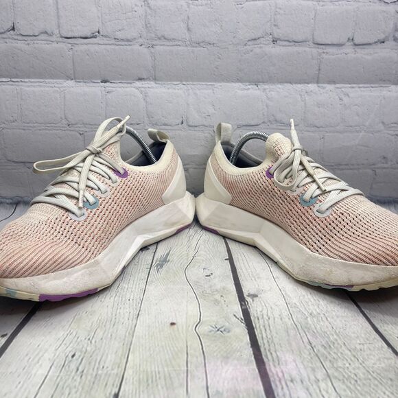 Allbirds Tree Flyer Sneakers Men's Size 10 Ivory Orange Walking Running Shoes - Picture 6 of 14